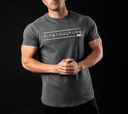 Caged Fogo Fitness Tee Grey