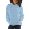 unisex heavy blend hoodie light blue