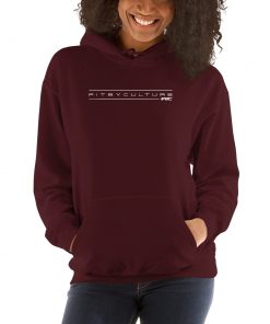 unisex heavy blend hoodie maroon